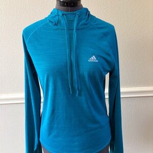Adidas Women's Teal Hoodie Sweatshirt